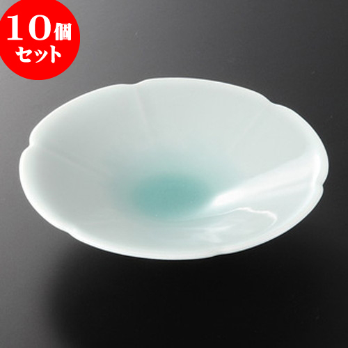 人気が高い 楽天市場 10個セット 特選取皿 青白磁輪花 4 5平鉢 14 X 3 3cm 210g 取り皿 フルーツ皿 菓子皿 食器 業務用 飲食店 カフェ うつわ 器 おしゃれ かわいい お洒落 可愛いギフト プレゼント 引き出物 内祝い 結婚祝い 誕生日