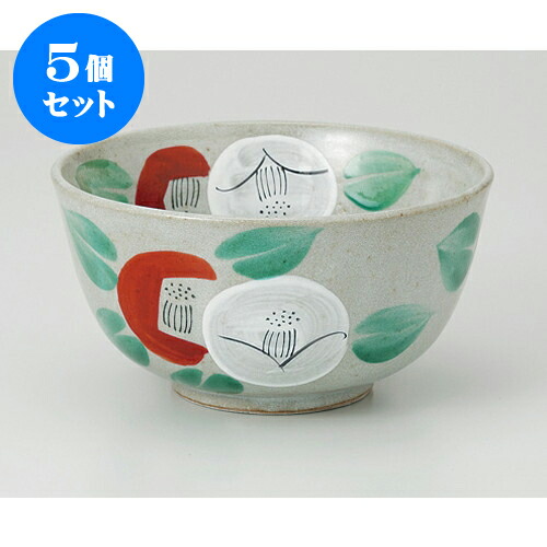 驚きの価格 5個セット 多用碗 唐津椿 4 5鉢 14 X 7 3cm 355g 多用丼 サラダ 麺類 スープ 食器 業務用 飲食店 カフェ うつわ 器 おしゃれ かわいい お洒落 可愛い ギフト プレゼント 引き出物 内祝い