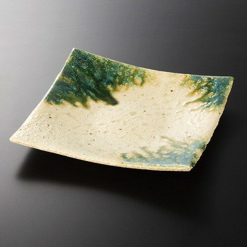 ☆ 特選前菜皿 ☆ 織部 6.0正角皿 [ 18 x 18cm 480g ] | 角 角皿 スクエア 食器 業務用 飲食店 カフェ うつわ 器 おしゃれ かわいい ギフト プレゼント 引き出物 内祝い 結婚祝い 誕生日 贈り物 贈答品 おすすめ