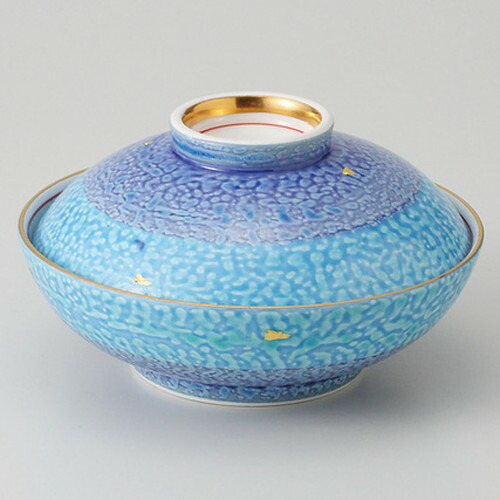 ☆ 蓋物 ☆ 金箔トルコ 蓋向 [ 13.6 x 7.5cm 350g ] | 煮物 料亭 旅館 割烹 碗 人気 おすすめ 食器 業務用 飲食店 カフェ うつわ 器 おしゃれ かわいい ギフト プレゼント 引き出物 誕生日 贈り物 贈答品