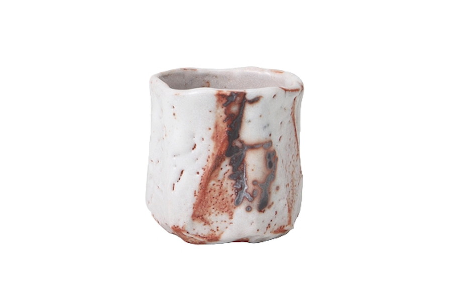 白志野 削ぎ目湯呑[8x7.3x9.5cm 270cc] |白色　重厚感　プレゼント　普段使い　おすすめ｜せともの本舗
