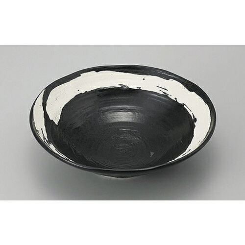 めん皿・めん鉢 黒海流8.0盛鉢 [25 x 7cm] | そば 蕎麦 めん 麺おすすめ 人気 食器 業務用 飲食店 カフェ うつわ 器 おしゃれ かわいい お洒落 可愛い ギフト プレゼント 引き出物 内祝い 結婚祝い 誕生日 贈り物 贈答品