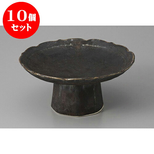 10個セット 向付 金結晶高台向付 [16 x 7.5cm] | 和食器 鉢 小鉢 ボウル 浅鉢 料亭 ホテル 食器 業務用 飲食店 カフェ うつわ 器 おしゃれ かわいい ギフト プレゼント 内祝い 誕生日 贈り物 贈答品 おすすめ