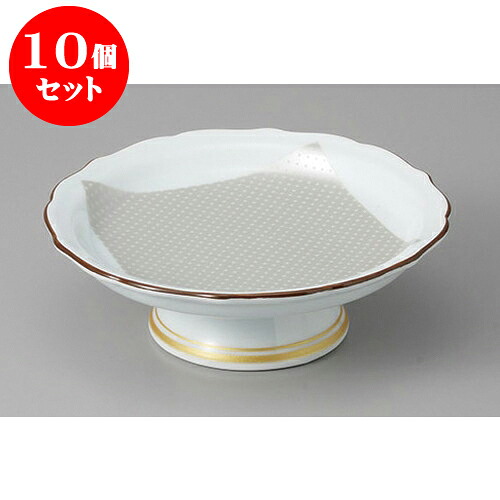 10個セット 向付 錦銀彩高台皿 [15 x 5.2cm] | 和食器 鉢 小鉢 ボウル 浅鉢 料亭 ホテル 食器 業務用 飲食店 カフェ うつわ 器 おしゃれ かわいい ギフト プレゼント 内祝い 誕生日 贈り物 贈答品 おすすめ 食器セット｜せともの本舗