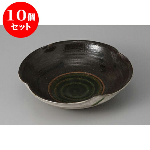 10個セット 向付 内黒織部四方押し向付 [17.5 x 4.4cm] | 和食器 鉢 小鉢 ボウル 浅鉢 料亭 ホテル 食器 業務用 飲食店 カフェ うつわ 器 おしゃれ かわいい ギフト プレゼント 内祝い 誕生日 贈り物 贈答品 おすすめ 食器セット