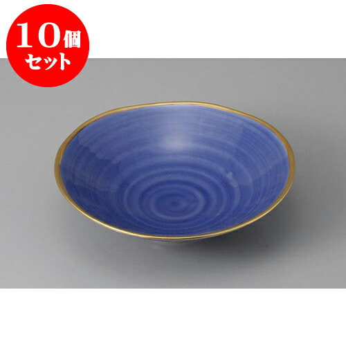 10個セット 向付 有田焼四釉金青平小鉢 [15 x 4.5cm] | 和食器 鉢 小鉢 ボウル 浅鉢 料亭 ホテル 食器 業務用 飲食店 カフェ うつわ 器 おしゃれ かわいい ギフト プレゼント 内祝い 誕生日 贈り物 贈答品 おすすめ 食器セット