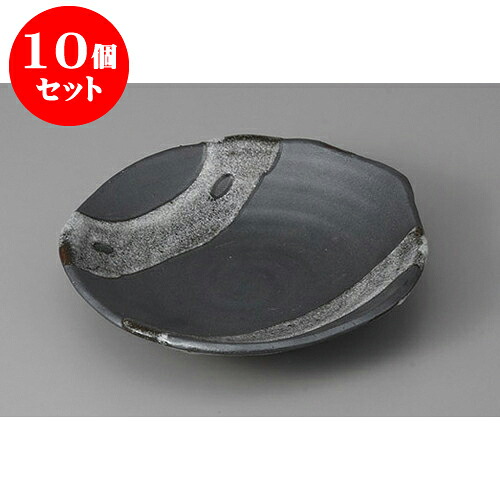 10個セット 向付 天目白流6.0深皿 [18.8 x 18 x 3.3cm] | 和食器 鉢 小鉢 ボウル 浅鉢 料亭 ホテル 食器 業務用 飲食店 カフェ うつわ 器 おしゃれ かわいい ギフト プレゼント 内祝い 誕生日 贈り物 贈答品 おすすめ 食器セット