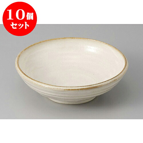 10個セット 向付 粉引荒引浅鉢 [16.8 x 5.2cm] | 和食器 鉢 小鉢 ボウル 浅鉢 料亭 ホテル 食器 業務用 飲食店 カフェ うつわ 器 おしゃれ かわいい ギフト プレゼント 内祝い 誕生日 贈り物 贈答品 おすすめ 食器セット