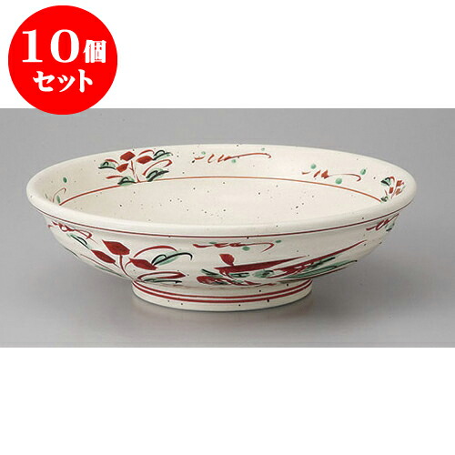10個セット めん皿・めん鉢 錦花鳥7.5麺鉢手描 [22.8 x 6.6cm 1300cc] | そば 蕎麦 めん 麺おすすめ 人気 食器 業務用 飲食店 カフェ うつわ 器 おしゃれ かわいい お洒落 可愛い ギフト プレゼント 引き出物 内祝い 結婚祝い 誕生日 贈り物 贈答品 食器セット