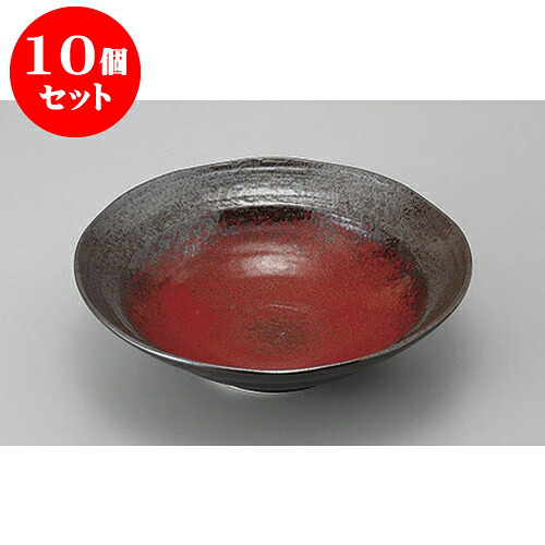 10個セット めん皿・めん鉢 朱雲8.0盛鉢 [25 x 7cm] | そば 蕎麦 めん 麺おすすめ 人気 食器 業務用 飲食店 カフェ うつわ 器 おしゃれ かわいい お洒落 可愛い ギフト プレゼント 引き出物 内祝い 結婚祝い 誕生日 贈り物 贈答品 食器セット
