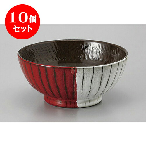 10個書き割り 丼 紅白十草6.0丼 [18 x 8珊] 土物 | お口当たり丼 丼ぶり 喫茶店丼 鉢 ラーメン 目の前 うどん どんぶり鉢 食器 御勤め用 飲食店 喫茶店 うつわ 器 今めかしい 愛くるしい 差し上げ物 差し上げ物 生まれ落ちる日 差し上げ物 呉れて遣る品 食器書き割り