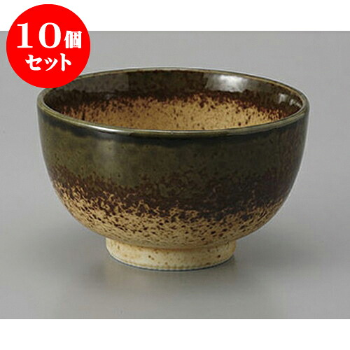 10個セット 多用丼 渕織部吹夏目4.0丼 [13 x 7.3cm] | お好み丼 丼ぶり カフェ丼 鉢 ラーメン そば うどん ボウル 食器 業務用 飲食店 カフェ うつわ 器 おしゃれ かわいい ギフト プレゼント 誕生日 贈り物 贈答品 食器セット｜せともの本舗