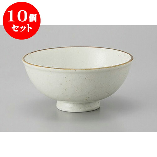 10個セット 中平 ソバ志野中平 [12 x 5.8cm] | ちゃわん お茶碗 飯碗 ご飯茶碗 白米 人気 おすすめ 食器 業務用 飲食店 カフェ うつわ 器 おしゃれ かわいい ギフト プレゼント 引き出物 誕生日 贈り物 贈答品 食器セット