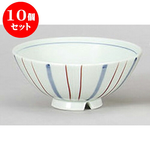 10個セット 中平 一珍赤絵十草水切り浜中平 [11.5 x 5.1cm] 強化 | ちゃわん お茶碗 飯碗 ご飯茶碗 白米 人気 おすすめ 食器 業務用 飲食店 カフェ うつわ 器 おしゃれ かわいい ギフト プレゼント 引き出物 誕生日 贈り物 贈答品 食器セット｜せともの本舗
