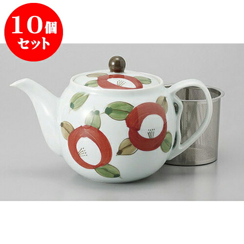 10個セット 有田焼ポット 有田焼丸椿SSポット [12 x 12cm 725cc] | ポット 急須 土瓶 紅茶 コーヒー まったり 人気 おすすめ 食器 業務用 飲食店 カフェ うつわ 器 おしゃれ かわいい ギフト プレゼント 引き出物 誕生日 贈り物 贈答品 食器セット｜せともの本舗