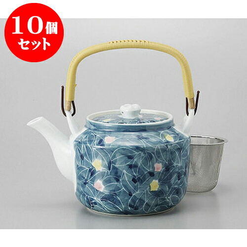 10個セット 土瓶 木ノ葉万能茶こし付8号土瓶 [15.5 x 13.5cm 1600cc] | ポット 急須 土瓶 お茶 大きい 一服 まったり 人気 おすすめ 食器 業務用 飲食店 カフェ うつわ 器 おしゃれ かわいい ギフト プレゼント 引き出物 誕生日 贈り物 贈答品 食器セット