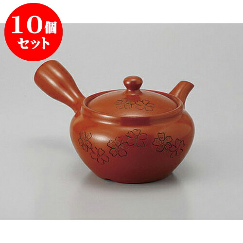 10個仕掛ける 急須 朱泥1.8合桜帯網 [320竓] | ポット 急須 きゅうす 土瓶 茶の葉 薬の１回分 まったり 一般受け おすすめ 食器 御役目用 飲食店 喫茶店 うつわ 器 今めかしい 愛くるしげ 差し上げ物 差し上げ物 差し上げ物 生まれ落ちる日 差し上げ物 差しあげる品 食器仕掛ける