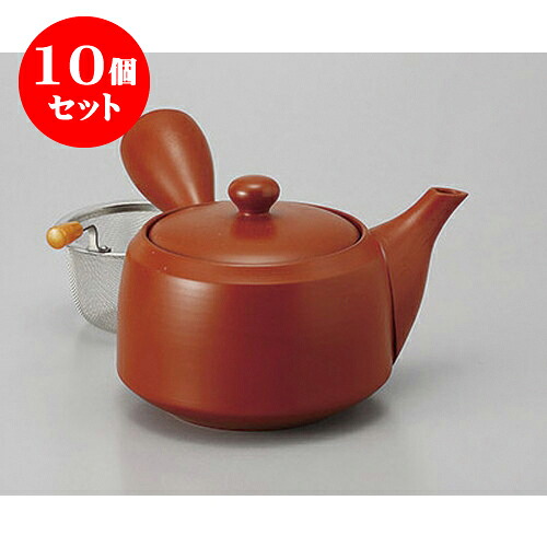 10個セット 急須 朱泥平釜急須(ポイポイアミ)(U) [350cc] | ポット 急須 きゅうす 土瓶 お茶 一服 まったり 人気 おすすめ 食器 業務用 飲食店 カフェ うつわ 器 おしゃれ かわいい ギフト プレゼント 引き出物 誕生日 贈り物 贈答品 食器セット 29,101円