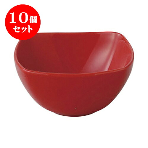 10個セット 洋食器小物 角珍味(赤) [6.8 x 3.5cm] | おすすめ 人気 食器 業務用 飲食店 カフェ うつわ 器 おしゃれ かわいい お洒落 可愛い ギフト プレゼント 引き出物 内祝い 結婚祝い 誕生日 贈り物 贈答品 自宅 イベント 食器セット