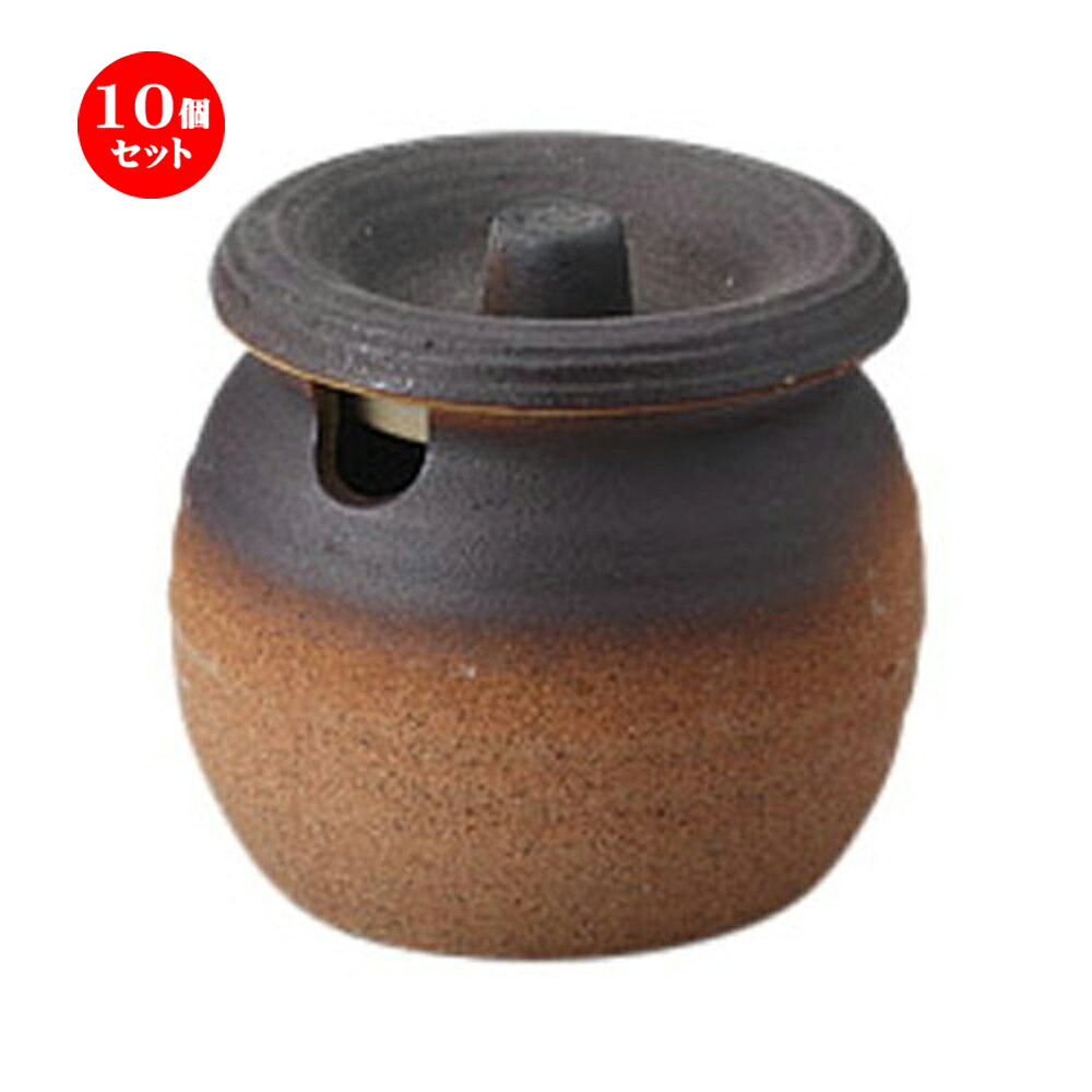 10個仕掛ける カメ 備前風香辛料入れ 1号 [8 x 6.8糎] 土物 | 一般受け おすすめ 食器 洋食器 お役目用 飲食店 喫茶店 うつわ 器 今めかしい 可愛らしい 差し上げ物 差し上げ物 生まれ落ちる日 譲りわたす品 食器仕掛ける 食器仕掛ける