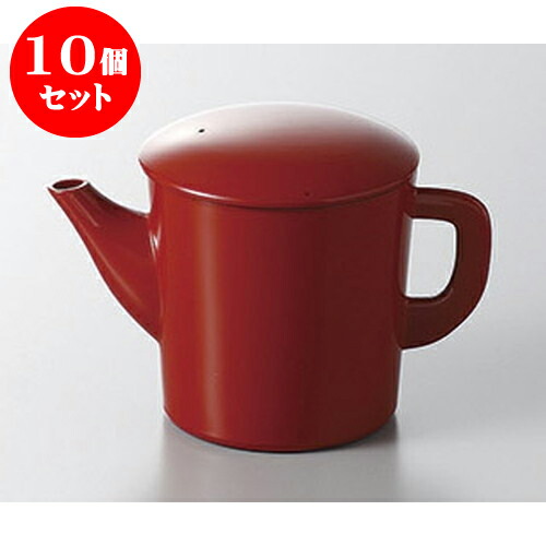 10個セット そば用品 丸ゆとう小 赤 [9 x 9.5cm] | 人気 おすすめ 食器 洋食器 業務用 飲食店 カフェ うつわ 器 おしゃれ かわいい ギフト プレゼント 誕生日 贈答品 食器セット 食器セット