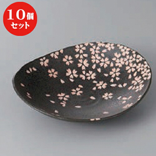 10個セット ☆ 向付 ☆染付桜楕円皿(大) [ 17.5 x 15.2 x 4cm ] | 和食器 鉢 小鉢 ボウル 浅鉢 料亭 ホテル 食器 業務用 飲食店 カフェ うつわ 器 おしゃれ かわいい ギフト プレゼント 内祝い 誕生日 贈り物 贈答品 おすすめ 食器セット｜せともの本舗