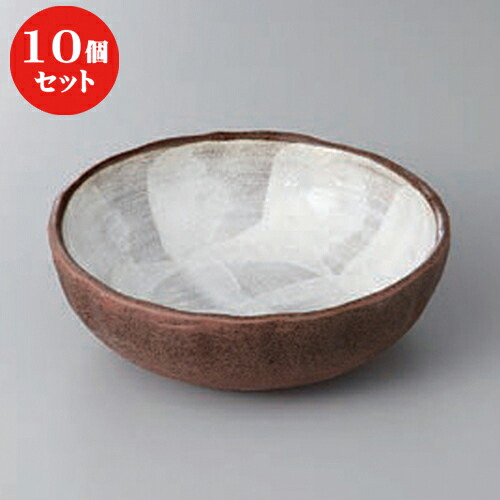 10個セット ☆ 中鉢 ☆備前風志野丸鉢５.０ [ 15.5 x 5cm ] | 中鉢 盛鉢 取り鉢 ボウル 中 おすすめ 人気 食器 業務用 飲食店 カフェ うつわ 器 おしゃれ かわいい お洒落 ギフト プレゼント 引き出物 内祝い 結婚祝い 誕生日 贈り物 贈答品 食器セット
