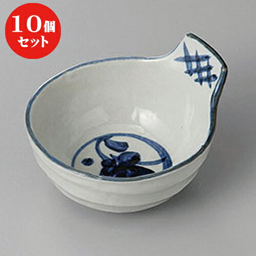 10個セット ☆ 呑水 ☆呉須草花呑水(大) [ 10.9 x 12.2 x 7.2cm ] | 和食器 呑水 とんすい 玉割 料亭 ホテル 食器 業務用 飲食店 カフェ うつわ 器 おしゃれ かわいい ギフト プレゼント 内祝い 誕生日 贈り物 贈答品 おすすめ 食器セット｜せともの本舗 15,250円