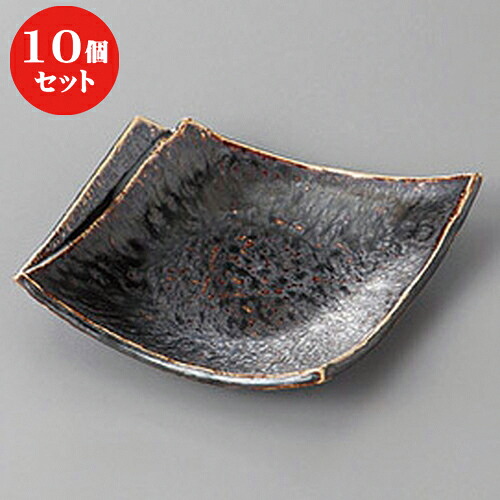 10個セット ☆ 銘々皿 ☆白土孔雀折紙皿 [ 17.5 x 14.5 x 3.7cm ] | 取り皿 取皿 中皿 和皿 和食器 食器 業務用 飲食店 カフェ うつわ 器 おしゃれ かわいい ギフト プレゼント 引き出物 内祝い 結婚祝い 誕生日 贈り物 贈答品 おすすめ 人気 食器セット