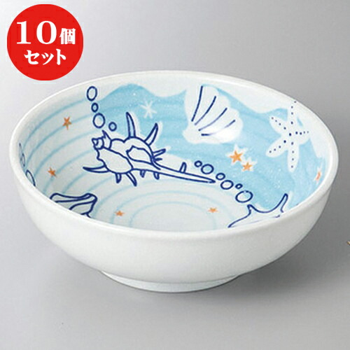 開店祝い 【楽天市場】10個セット ☆ 盛鉢 ☆貝あわせ麺鉢 [ 19.5 x ...