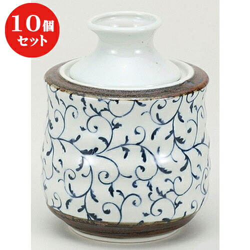 10個セット ☆ 酒器 ☆つる唐草温冷酒器(大) [ 12.5 x 16cm 300cc ] | 冷酒 お酒 日本酒 徳利 酒器 きき酒 バー bar 晩酌 人気 おすすめ 食器 業務用 飲食店 カフェ うつわ 器 おしゃれ かわいい ギフト プレゼント 引き出物 誕生日 贈り物 贈答品 食器セット｜せともの本舗