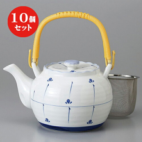 10個セット 有田土瓶 /めばえ４号土瓶 [ 720cc ] | ポット 急須 土瓶 お茶 大きい 一服 まったり 人気 おすすめ 食器 業務用 飲食店 カフェ うつわ 器 おしゃれ かわいい ギフト プレゼント 引き出物 誕生日 贈り物 贈答品 食器セット