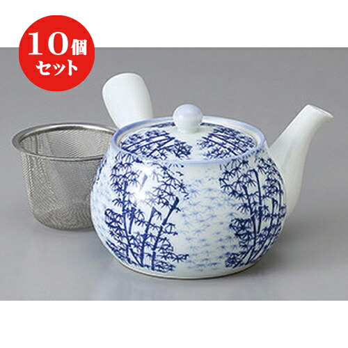 10個セット 急須 /新竹林中急須(Uアミ付)18 x 15 x 9.5cm 400cc ] | ポット 急須 きゅうす 土瓶 お茶 一服 まったり 人気 おすすめ 食器 業務用 飲食店 カフェ うつわ 器 おしゃれ かわいい ギフト プレゼント 引き出物 誕生日 贈り物 贈答品 食器セット