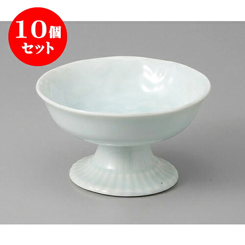 10個セット 小鉢 青地ユリ型デザート [11.5 x 6.7cm] | 小鉢 小 小さい 鉢 ボウル 万能 人気 おすすめ 食器 業務用 飲食店 カフェ うつわ 器 おしゃれ かわいい ギフト プレゼント内祝い 結婚祝い 誕生日 贈り物 贈答品 食器セット
