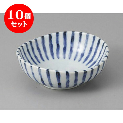 10個セット 変形小鉢 濃十草楕円3.5鉢 [11 x 10.5 x 4cm] | 小鉢 小 小さい 鉢 ボウル 万能 人気 おすすめ 食器 業務用 飲食店 カフェ うつわ 器 おしゃれ かわいい ギフト プレゼント内祝い 結婚祝い 誕生日 贈り物 贈答品 食器セット
