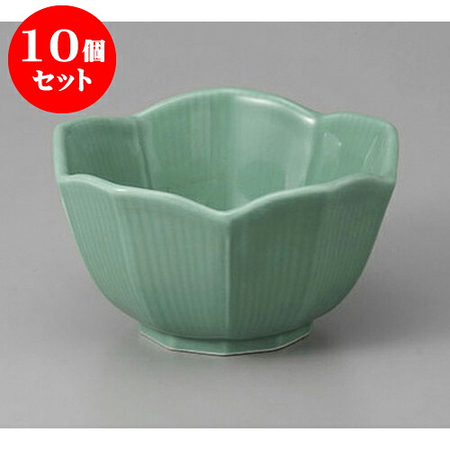 10個セット 組小鉢 ヒワ桔梗小鉢(小) [8.3 x 4.8cm] 強化 | 小鉢 中鉢 ボウル ボール 食器 業務用 飲食店 カフェ うつわ 器 おしゃれ かわいい お洒落 可愛い ギフト プレゼント 引き出物 内祝い 結婚祝い 誕生日 贈り物 贈答品 おすすめ 取り皿 食器セット