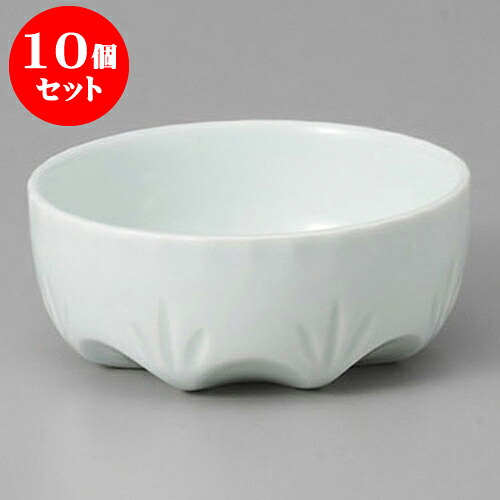 10個セット組小鉢 彫青磁小鉢(大) [10.1 x 4.3cm] 強化 | 小鉢 中鉢 ボウル ボール 食器 業務用 飲食店 カフェ うつわ 器 おしゃれ かわいい お洒落 可愛い ギフト プレゼント 引き出物 内祝い 結婚祝い 誕生日 贈り物 贈答品 おすすめ 取り皿 食器セット｜せともの本舗