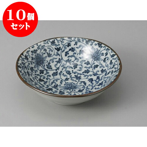10個セット組小鉢 菊唐草5.0浅鉢 [16.5 x 4.5cm] | 小鉢 中鉢 ボウル ボール 食器 業務用 飲食店 カフェ うつわ 器 おしゃれ かわいい お洒落 可愛い ギフト プレゼント 引き出物 内祝い 結婚祝い 誕生日 贈り物 贈答品 おすすめ 取り皿 食器セット