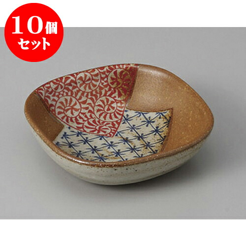 10個セット小付 地紋唐草四角姫小付 [8.7 x 8.7 x 2.5cm] | 和食器 鉢 小鉢 ボウル 料亭 ホテル 食器 業務用 飲食店 カフェ うつわ 器 おしゃれ かわいい ギフト プレゼント 内祝い 誕生日 贈り物 贈答品 おすすめ 食器セット