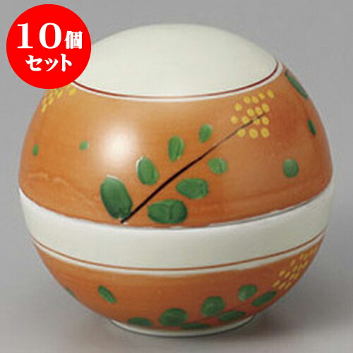 10個セット 珍味 赤絵萩珍味 [6.8 x 6.5cm] 強化 | 珍味 小付け 小鉢 小皿 お漬物 薬味入れ おすすめ 人気 食器 業務用 飲食店 カフェ うつわ 器 おしゃれ かわいい お洒落 可愛い ギフト プレゼント 引き出物 内祝い 結婚祝い 誕生日 贈り物 贈答品 食器セット
