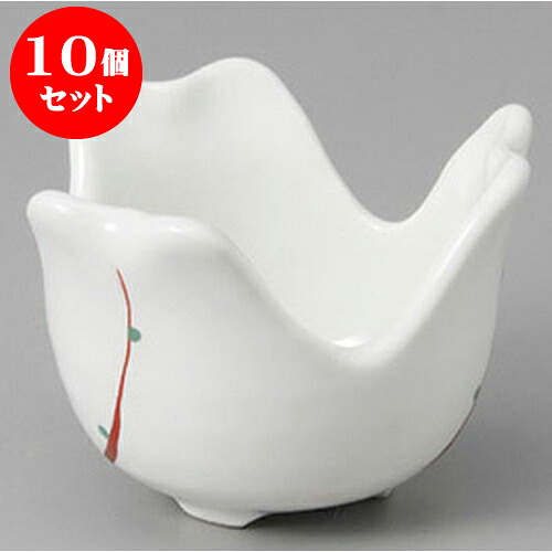 10個セット 珍味 白つゆ草割山椒珍味 [6.1 x 4.2cm] 強化 | 珍味 小付け 小鉢 小皿 お漬物 薬味入れ おすすめ 人気 食器 業務用 飲食店 カフェ うつわ 器 おしゃれ かわいい お洒落 可愛い ギフト プレゼント 引き出物 内祝い 結婚祝い 誕生日 贈り物 贈答品 食器セット