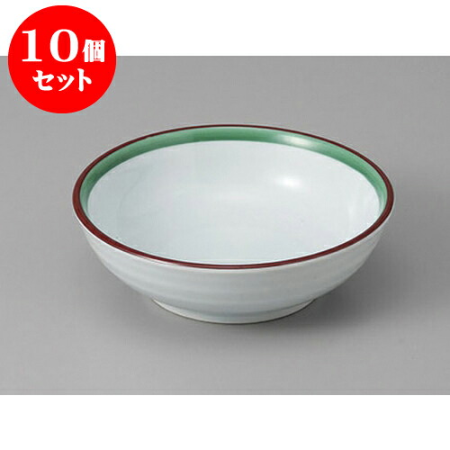 10個セット 松花堂 二色ライン丸鉢 [11 x 3.5cm] | 小鉢 小 小さい 鉢 ボウル 万能 人気 おすすめ 食器 業務用 飲食店 カフェ うつわ 器 おしゃれ かわいい ギフト プレゼント内祝い 結婚祝い 誕生日 贈り物 贈答品 食器セット
