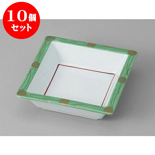 10個仕掛ける 松花堂 青む蛆虫の角鉢 [11.3 x 11.3 x 3.5糎] | 角鉢 どんぶり鉢 どんぶり鉢 鉢 真四角 食器 お役目用 飲食店 喫茶店 うつわ 器 今めかしい 可愛らしい 着飾る 好いたらしい 差し上げ物 差し上げ物 差し上げ物 内祝い 一緒になる祝賀会 生まれ落ちる日 差し上げ物 譲りわたす品 一般受け おすすめ 食器仕掛ける