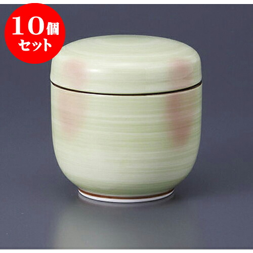 10個セットむし碗 若草吹夏目むし碗 [8 x 8cm] 強化 | 茶碗蒸し ちゃわんむし 蒸し器 寿司屋 碗 むし碗 食器 業務用 飲食店 おしゃれ かわいい ギフト プレゼント 引き出物 誕生日 贈り物 贈答品 食器セット｜せともの本舗 35,393円
