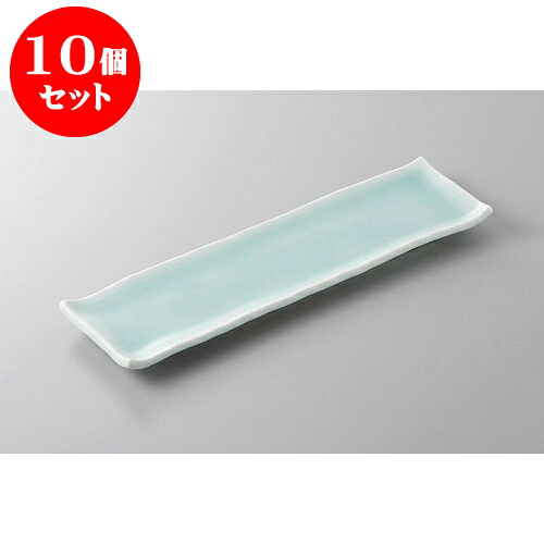 10個仕掛ける 付出皿 青白磁友禅彫付出皿 [28 x 8.4糎] | 付出 アペタイザー アラカルト 一般受け おすすめ 食器 御役目用 飲食店 喫茶店 うつわ 器 かっこ良い 愛くるしげ 差し上げ物 差し上げ物 差し上げ物 生まれ落ちる日 差し上げ物 さし上げる品 食器仕掛ける 皿・プレート-食器