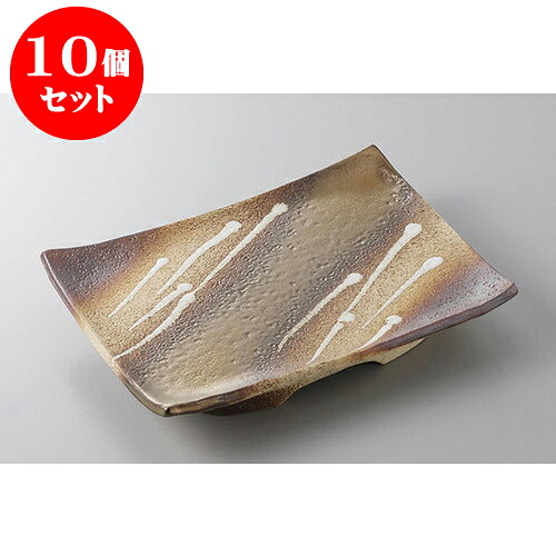 10個仕掛ける 焼物皿 手造り金彩高さ平皿 [26.5 x 19.5 x 3.5糎] 土物 | 焼き物皿 ビステキ皿 サンマ 焼き魚 食器 お役目用 飲食店 喫茶店 うつわ 器 今めかしい 可愛らしい 着飾る 差し上げ物 差し上げ物 差し上げ物 内祝い 一緒になる祝賀会 生まれ落ちる日 差し上げ物 譲りわたす品 おすすめ 一般受け 食器仕掛ける