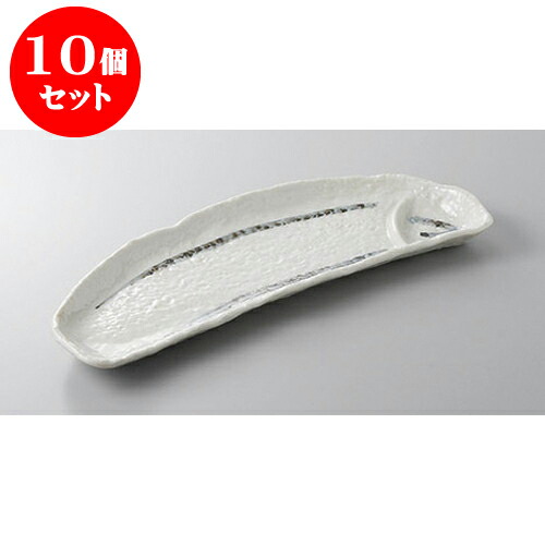 10個セット 仕切皿 ライン半月仕切付さんま皿 [31.5 x 12 x 2cm] | 焼肉 ビュッフェ タレ入れ 人気 おすすめ 食器 業務用 飲食店 カフェ うつわ 器 おしゃれ かわいい ギフト プレゼント 引き出物 誕生日 贈り物 贈答品 食器セット 14,574円
