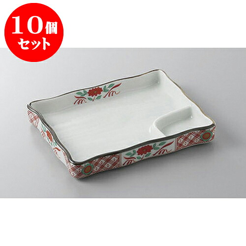 10個仕掛ける 中仕切り皿 七宝菊中仕切り皿 [17.5 x 14.2 x 2.5糎] | 焼肉 バイキング タレ入れ 一般受け おすすめ 食器 御役目用 飲食店 喫茶店 うつわ 器 今めかしい 愛くるしげ 差し上げ物 差し上げ物 差し上げ物 生まれ落ちる日 差し上げ物 差しあげる品 食器仕掛ける