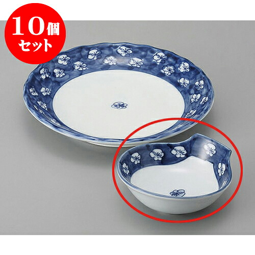 10個セット 呑水 梅づくし呑水 [12.5 x 11.5 x 4.6cm] 強化 | 和食器 呑水 とんすい 玉割 料亭 ホテル 食器 業務用 飲食店 カフェ うつわ 器 おしゃれ かわいい ギフト プレゼント 内祝い 誕生日 贈り物 贈答品 おすすめ 食器セット｜せともの本舗