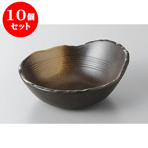 10個セット 呑水 黒備前風吹呑水 [13 x 12 x 4.8cm] | 和食器 呑水 とんすい 玉割 料亭 ホテル 食器 業務用 飲食店 カフェ うつわ 器 おしゃれ かわいい ギフト プレゼント 内祝い 誕生日 贈り物 贈答品 おすすめ 食器セット｜せともの本舗